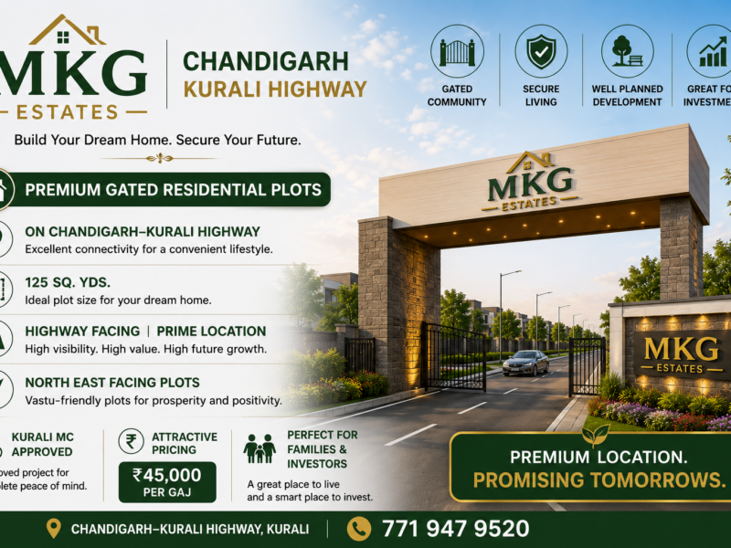 Premium Residential Plots on Chandigarh–Kurali Highway