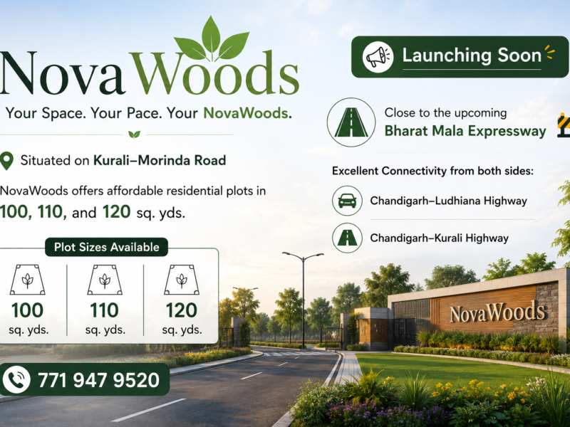 NovaWoods - Premium Residential Plots on Kurali–Morinda Road